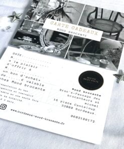 Carte cadeau en brocante ! Offrez du rêve