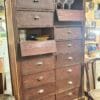 mood-brocante-meuble-de-metier-notaire-meuble-de-classement-meuble de rangement-vaisselle-patine-ancienne